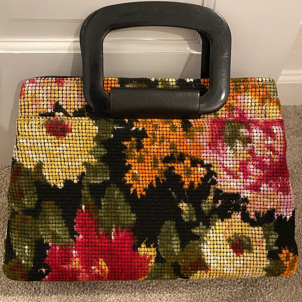 Vintage Needlepoint Handbag